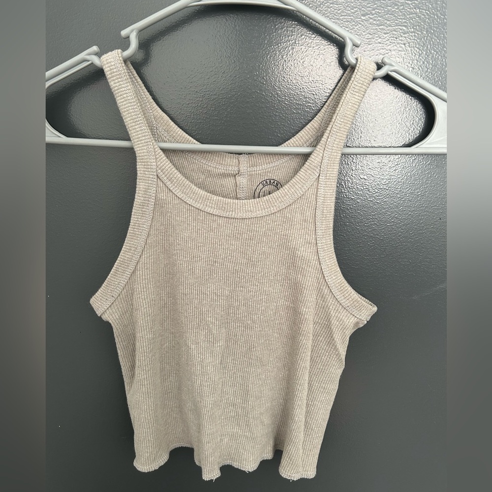 Urban Outfitters Beige Tank